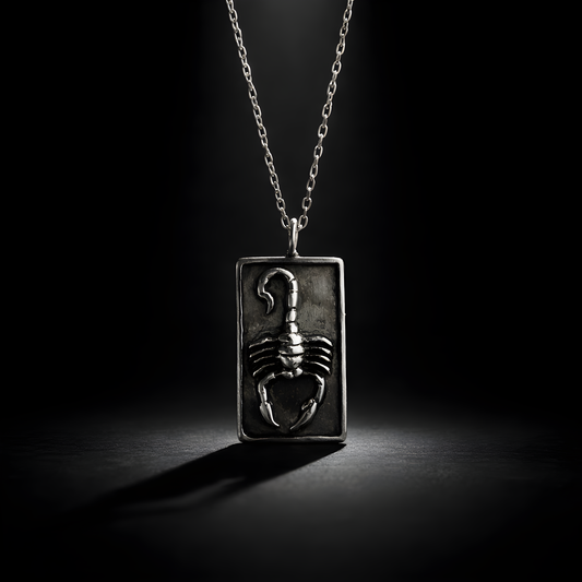 Scorpion Pendant - sterling silver jewelry