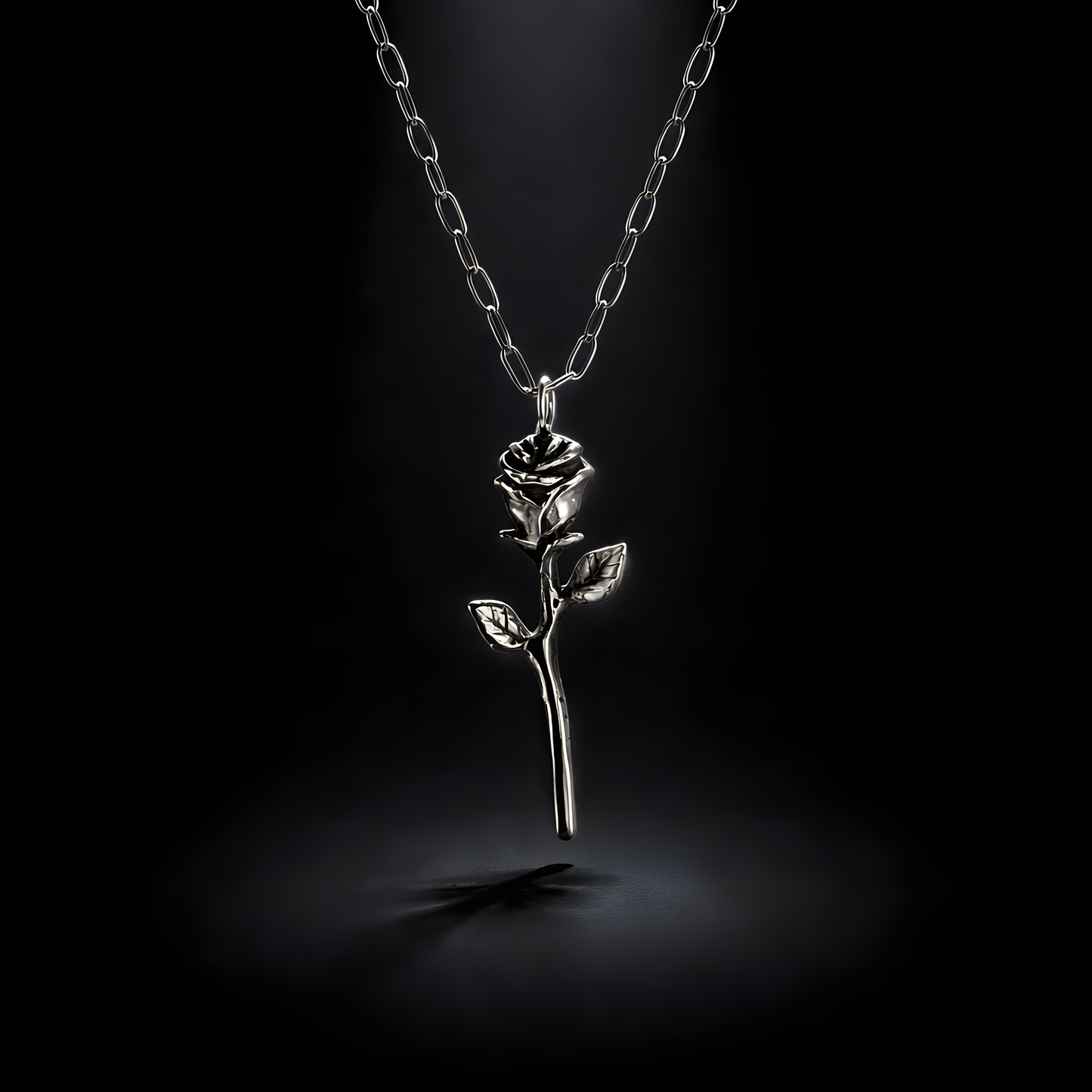 Wild Rose Pendant - sterling silver jewelry