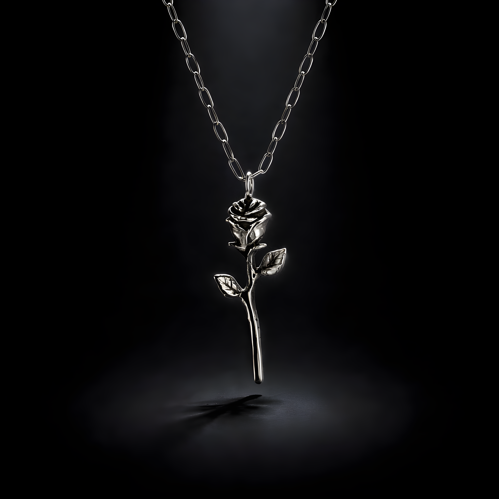 Wild Rose Pendant - sterling silver jewelry