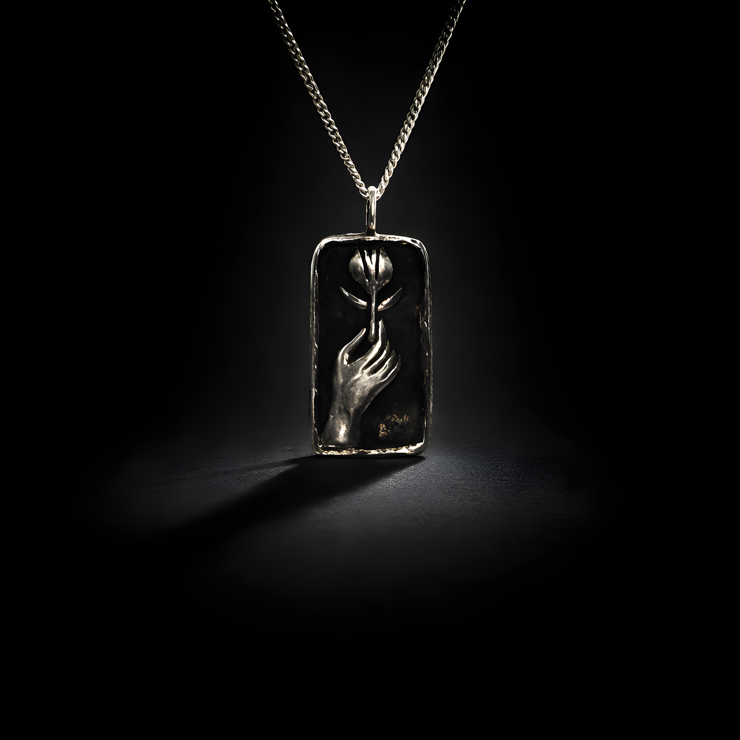 Thy Rose Pendant - sterling silver jewelry