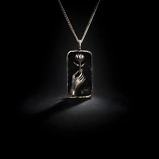 Thy Rose Pendant - sterling silver jewelry