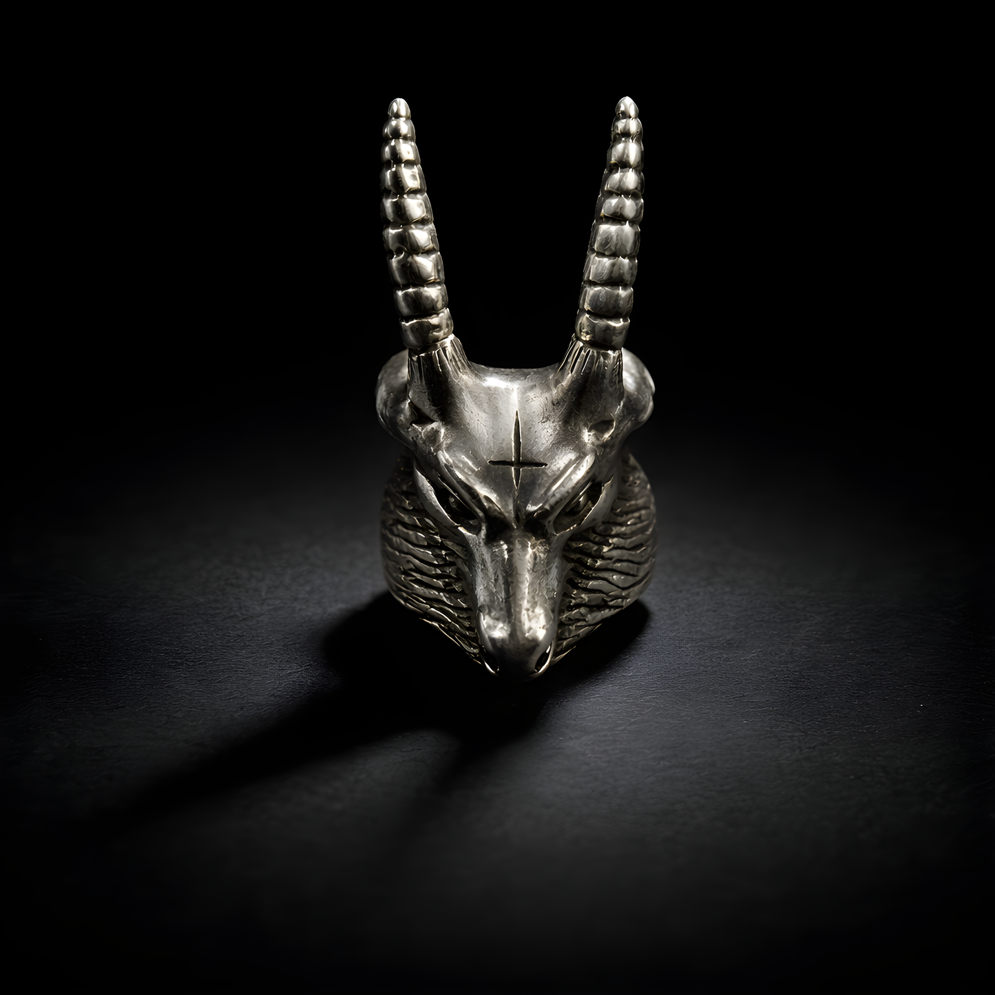 Baphomet Ring - sterling silver jewelry