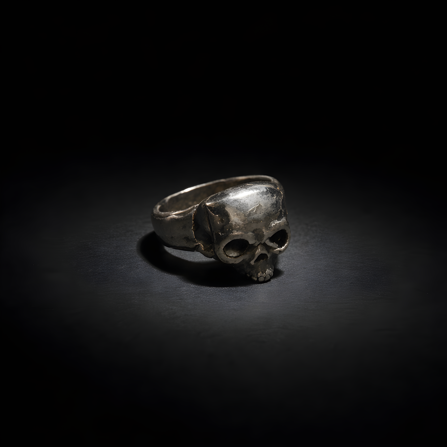 Deaths Head Ring - sterling silver jewelry
