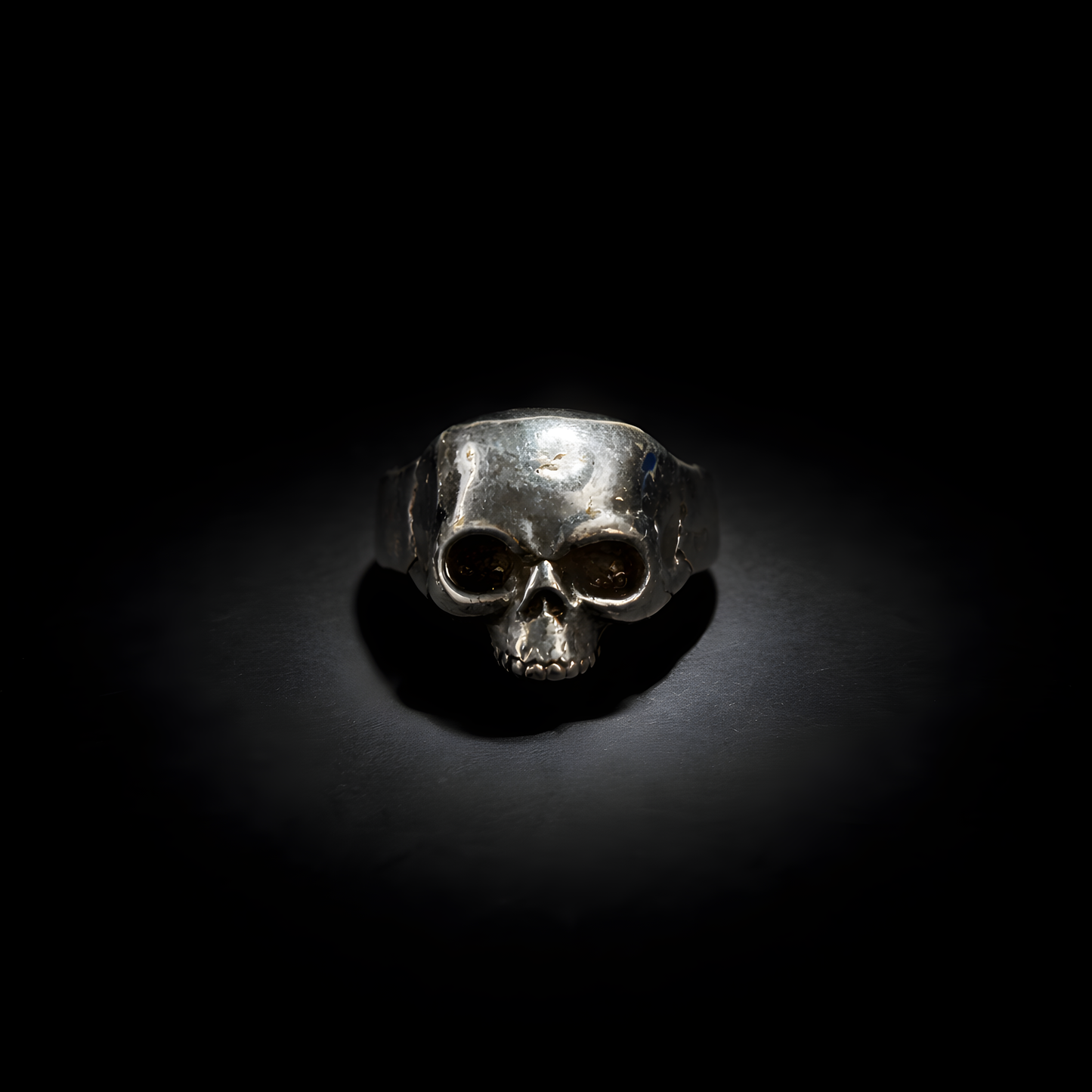 Deaths Head Ring - sterling silver jewelry