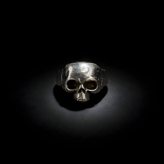 Deaths Head Ring - sterling silver jewelry