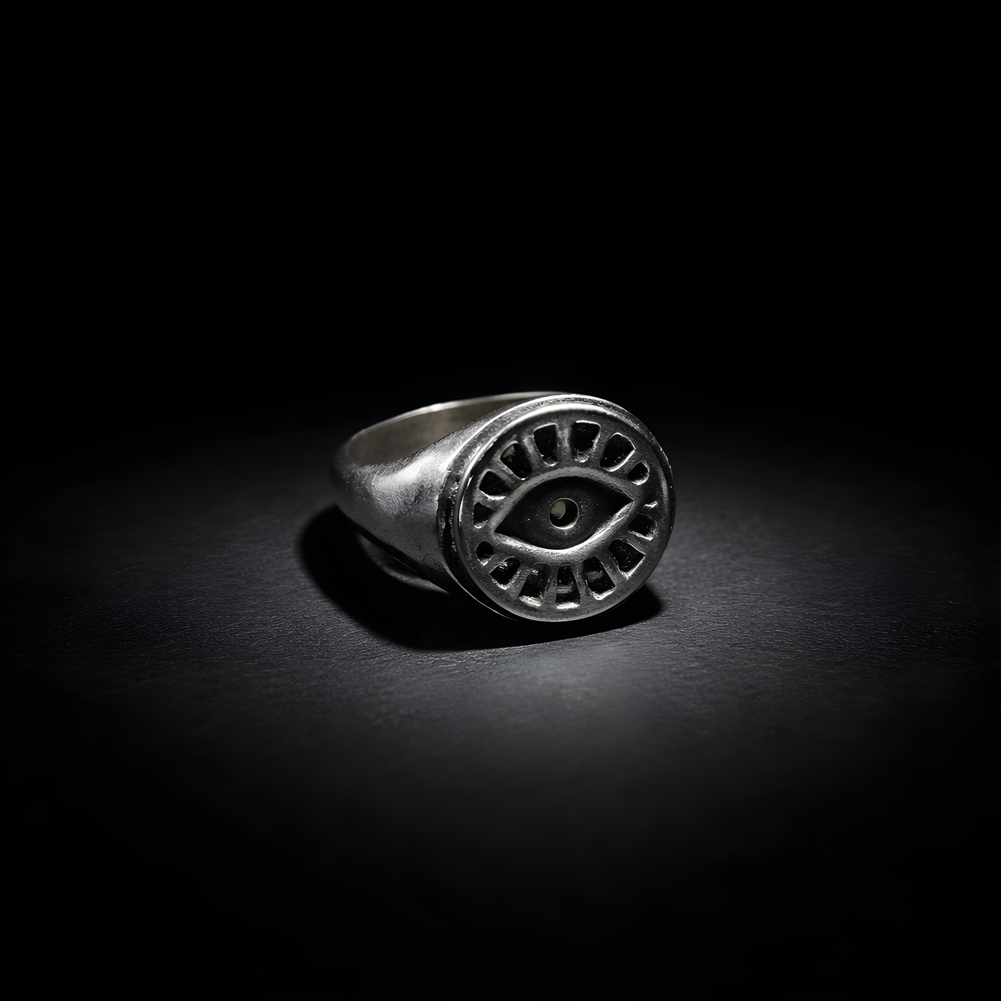 Evil Eye Ring - sterling silver jewelry