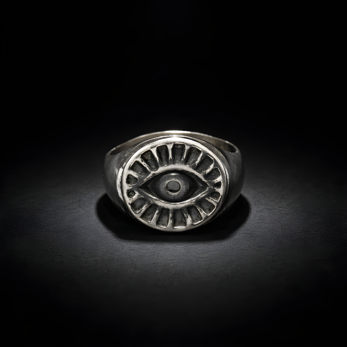 Evil Eye Ring - sterling silver jewelry