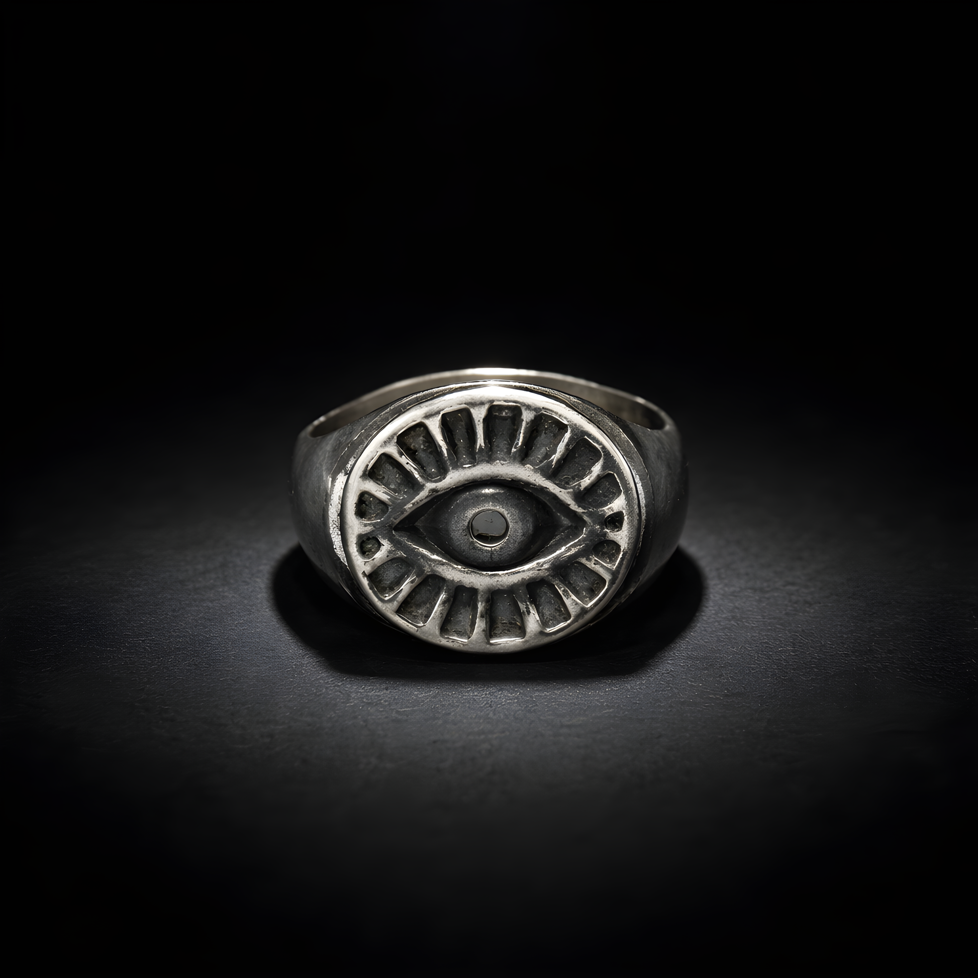 Evil Eye Ring - sterling silver jewelry
