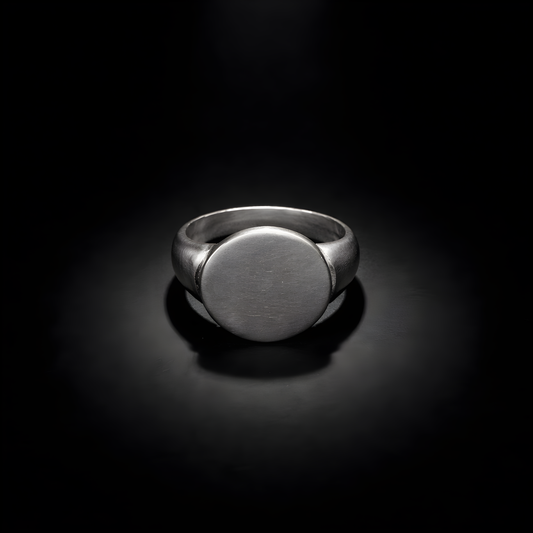Merki Signet - sterling silver jewelry