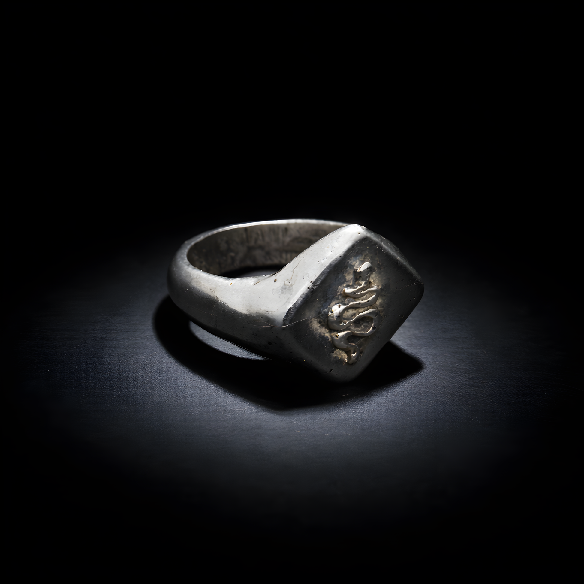 Serpent Signet - sterling silver jewelry
